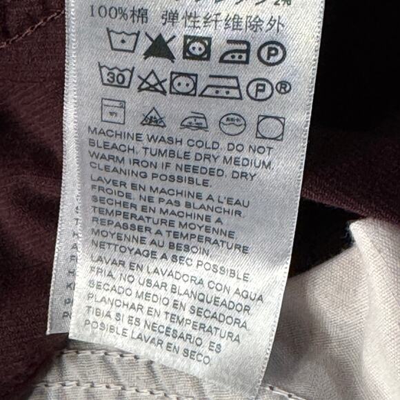 Levi’s SZ 16 Medium Classic Straight Corduroy Pants Mid-Rise Stretch Purple New - Picture 13 of 13